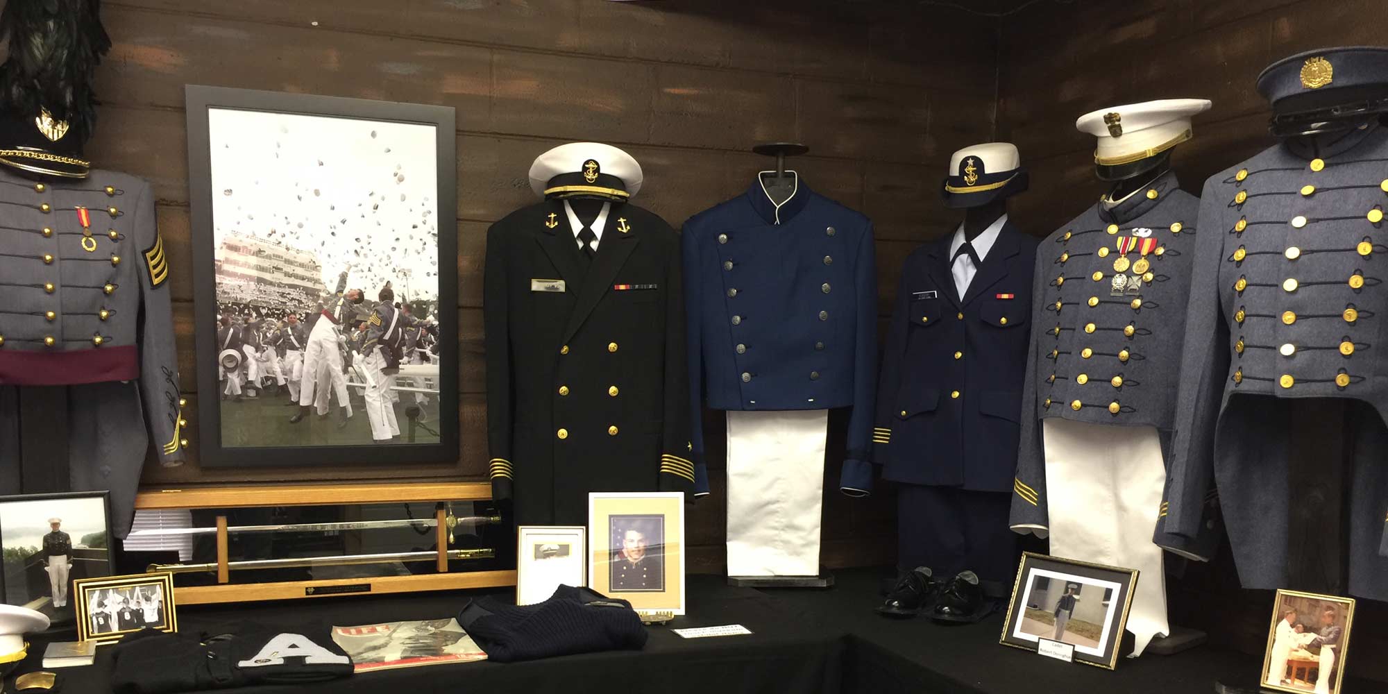 special exhibit of uniforms