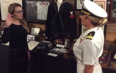 New Ensign Commissioned by U.S. Navy in Veterans Museum