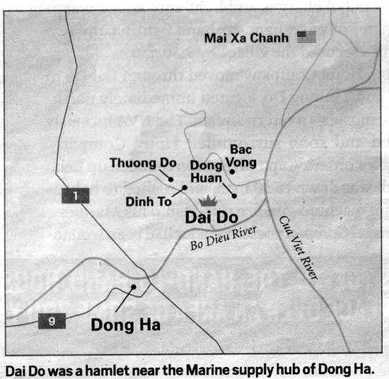 The Battle of Dai Do map