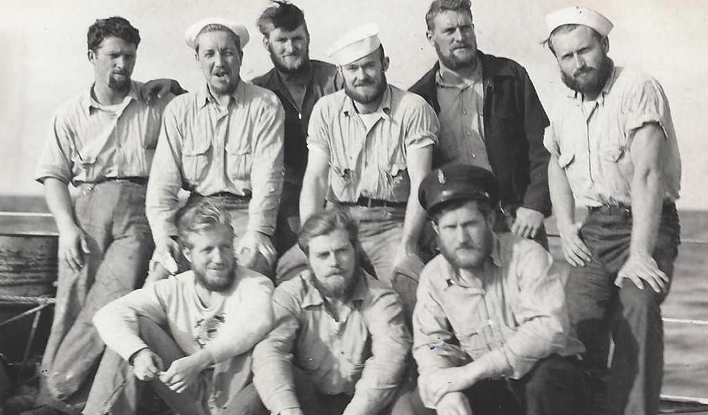 group of sailors