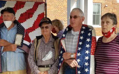 Quilts of Valor Honors David Morrow and Foster Ray