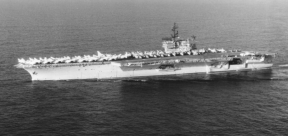 Choreography on Deck USS Kitty Hawk