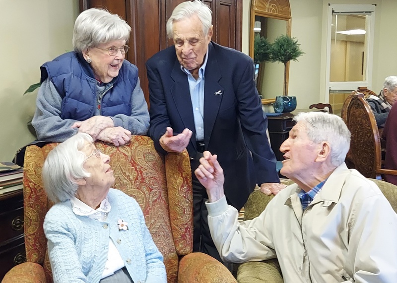 Three WWII Centenarians and a Youngster