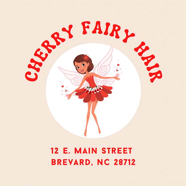 cherry fairy hair logo