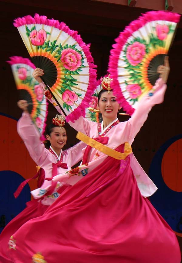 korean fan dance