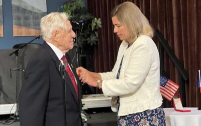 WWII Pilot Ed Cottrell Honored by the French Nation